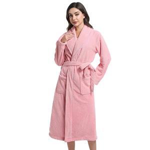 PJGGZ 여성용 숄 칼라 목욕 가운 부드러운 긴 수건 로브 - 흡수력이 뛰어나 빠르게 건조하면서도 따뜻함