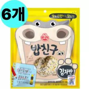 오뚜기 밥친구 김자반 멸치 6개 후리카케 주먹밥 반찬