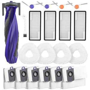 [미국배송] BTRSOLUS NARWAL FREO Z10 울트라/NARWAL 로봇 청소기용 액세서리 키트 20개 메인 롤러 브러시 1개 먼지 봉투 6개 헤파 필터 4개 걸레 패드 사이드 클린 툴 1개