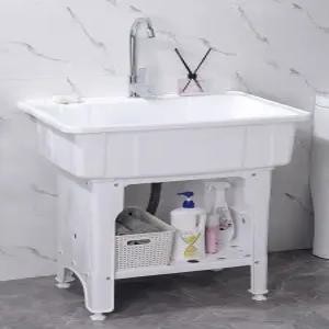 캠핑 세면대 플라스틱 간이 싱크볼 이동식 세척 세면기 야외