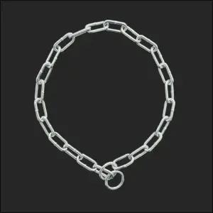 초크체인 철목 5mm 강아지 목걸이 쇠사슬 스트랩 러프 개목 걸이 개줄 튼튼 야외 산책 애견 강아지