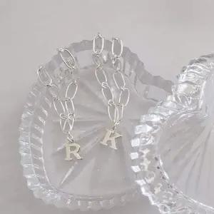 [콩심팥심](silver925) big initial bracelet (A~Z)