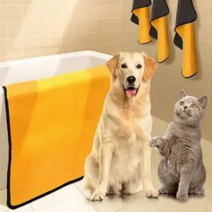 대형 반려동물 극세사 샤워타올 목욕수건 소프트