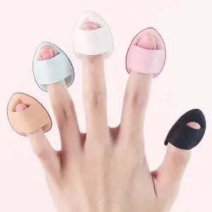 부분 메이크업 미니 손가락 퍼프 5P 핑거 화장 쿠션 파데퍼프