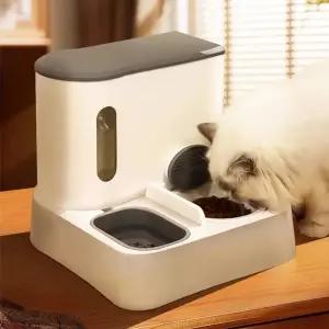 자동급식기 고양이 강아지 전기 피더 타이밍 자동 습식 대용량