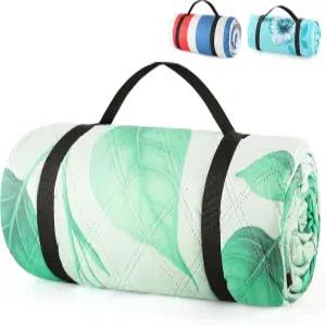 ANJ 아웃도어 2025년 업그레이드 초대형 방수 피크닉 담요 접이식 모래 방지 비치 N 야외 캠핑 잔디 파크