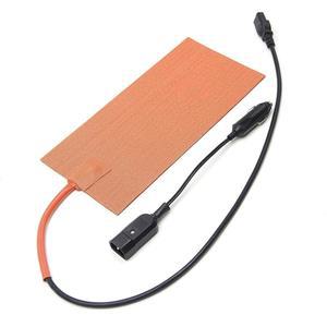 음식 배달 가방용 탈착식 전원 케이블이 있는 패스트로히 12V 100W 실리콘 발열 패드 매트 퀵 히터 5.98X11.97인치