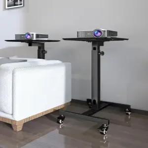 이동식 빔프로젝터 거치대 카트형 회의실 높이조절 학교 브라켓 삼각대 강의용 빔카트
