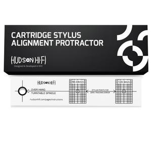 [미국배송] 허드슨 하이파이 턴테이블 축음기 LP 포노 카트리지 스타일러스 정렬 각도 도구 U2013 고대비(VTA 별도 판매)
