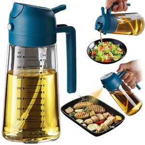 요리용 트렌드플레인 16온스 샐러드 유리 에어프라이어 올리브 주방 기기 오일 470ML