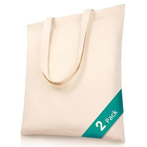 피콘 캔버스 블랭크 토트백 손잡이 15 U2013 재사용 식료품 100 토트백 16 공예