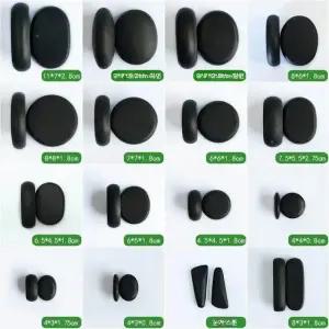 스톤 핫스톤 마사지 원형 지압 둥근헤드 기본장 둥근바닥