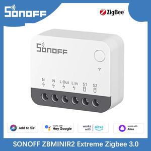 SONOFF ZBMINIR2 Extreme Zigbee 3.0 스마트 스위치, 양방향 제어 안전 타이머, Zigbee2MQTT Alexa 통해 중