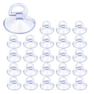 24피스 자동차 가리개 선바이저 흡착 PVC 유리 햇빛 흡착판 후크 창문 쉐이드 앞유리