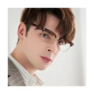 매장정품 ANOTHERROUTE 티타늄 안경테 ELITE 사각 하금테 레트로 메탈콤비