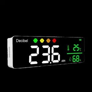 작업장 소음측정기 데시벨 소음 벽결이 소리 알람기능 스크린