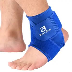 남성과 여성을 위한 SUJAYU 발목 보호대 및 탄력 지원 지지 압박 슬리브 발바닥 근막염 아킬레스건염 랩