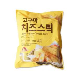 이지푸드 고구마 치즈 스틱 1kg 치즈스틱 피자 치즈