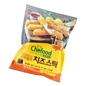 롯데햄 롯데 쉐푸드 치즈스틱 400g x 4개