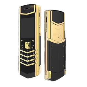 우아한 금속 서명 수제 휴대 전화 듀얼 SIM 블루투스 다이얼러 책  기능 어르을위한 클래식