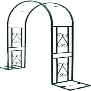 장미아치 포도나무 넝쿨지지대 장미 펜션 블랙 3미터 덩굴 가든 프레임 정원아치 화분