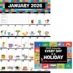 TF 약속/일정을 위한 월간 그리드가 포함된 2026년 매일의 휴일 미니 캘린더 발행 - 가정 및 사무실 조직을