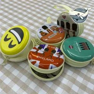 귀여운 원형 동전 수납 파우치 미니 소품정리 동전지갑 미니파우치 이너백 작은파우치