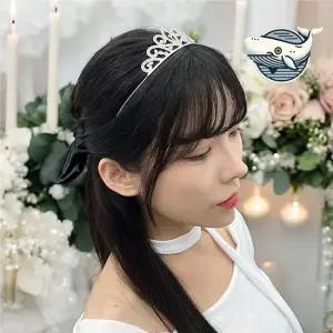 베이비 뷰티 왕관 장식 웨딩 여신 티아라 공주머리띠 티아라왕관 웨딩헤어밴드