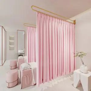 U자형 침대 커튼 커튼 병원 물리치료 봉 뷰티샵 막대