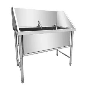 애견샵 강아지 목욕탕 개 강아지스탠딩 욕조 반려견