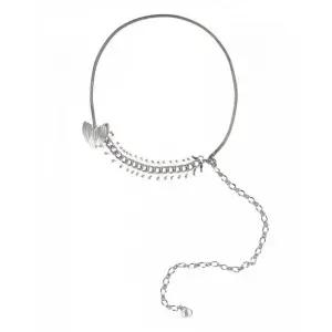 매장정품 RURU FISH BONE NECKLACE SILVER