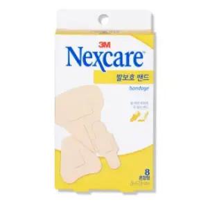 3M 넥스케어 발보호밴드 혼합형 8매 골프 등산 테니스 구두 군입대 발뒤꿈치보호