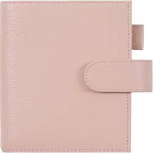 몰스킨 포켓 플래너용 모터머 가죽 커버 - 펜 루프 카드 슬롯 및 백 더스티 로즈 으로 데일리/주간