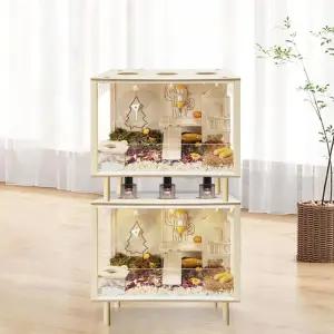 햄스터 케이지 집꾸미기 햄스터케이지 대형 상자 아크릴 토끼