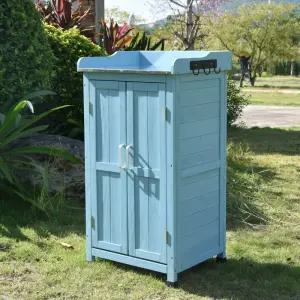 야외 캐비넷 정원용품 수납정리함 소형창고 이동식창고