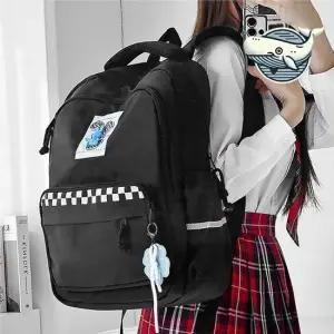 다용도 검정학생책가방 남녀공용 학생용백팩 데일리가방 남성백팩 백팩남자 여대생가방