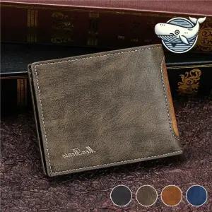 세련된 클래식 남성 반지갑 고급 소가죽 지갑 명품지갑 명품지갑선물 남편선물
