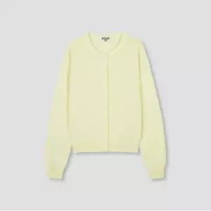 자주 여 워셔블 긴팔 가디건 옐로우1226501