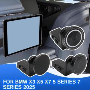 BMW 호환 X3 X5 X6 5 시리즈 7 2025 G45 IX I5 G60 G05 G06 G A9N9용 뒷좌석 자석 패드 휴대폰 핸드폰 홀더
