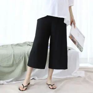 [하프클럽/알티피아]플리츠 와이드핏 빅사이즈 임산부 바지