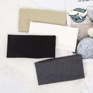 여름 스타일 헤어밴드 헤어띠 니트 소프트 일상패션 헤어띠 힙합스타일링 넥워머목토시