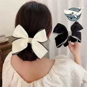 쉬운 스타일링 리본 헤어핀 바나나클립 패션소품 바나나클립핀 ELH USH verschwinden 바나나