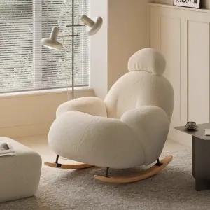 조약돌 패브릭 스윙쇼파 흔들의자 리클라이너 원룸 북유럽