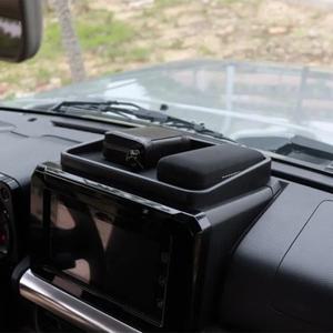 스즈키호환 짐니   용 자동차 센터 콘솔 수납함 정리 트레이 매트 패드 포함 실내 액세서리 블랙