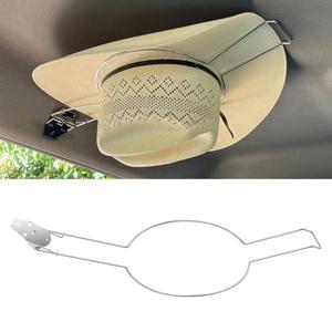 자동차 트럭에 대 한 스테인레스 스틸 카우보이 모자 랙 스프링 내장 헤비 듀티 다기능 서양 홀더