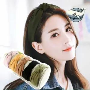 빈티지 스타일 헤어밴드 매듭 포인트 아이템 매듭 귀 머리 안아픈 편한 꽈배기