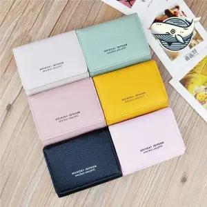 여성 심플 레터링 반지갑 색상 다양 수납 레터링 심플 반지갑 학생 스트릿 동전