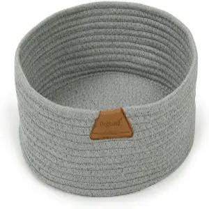 고양이 침대 바구니 둥지 둥근 면 로프 따뜻한 매체 반려동물 집 귀여운 긁기 강아지용 스크래치 매트 패드