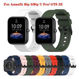 Amazfit Bip 3 용 20mm 실리콘 시계 스트랩 Bip/U/U Pro GTS 2 밴드 교체 팔찌