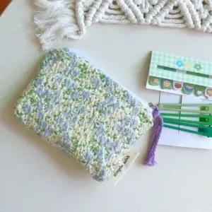 생리대 파우치 화장품 파우치 립스틱 플라워